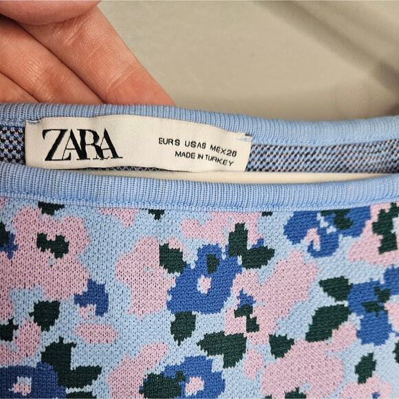 Zara Off the Shoulder Crop Top - Picture 2 of 4